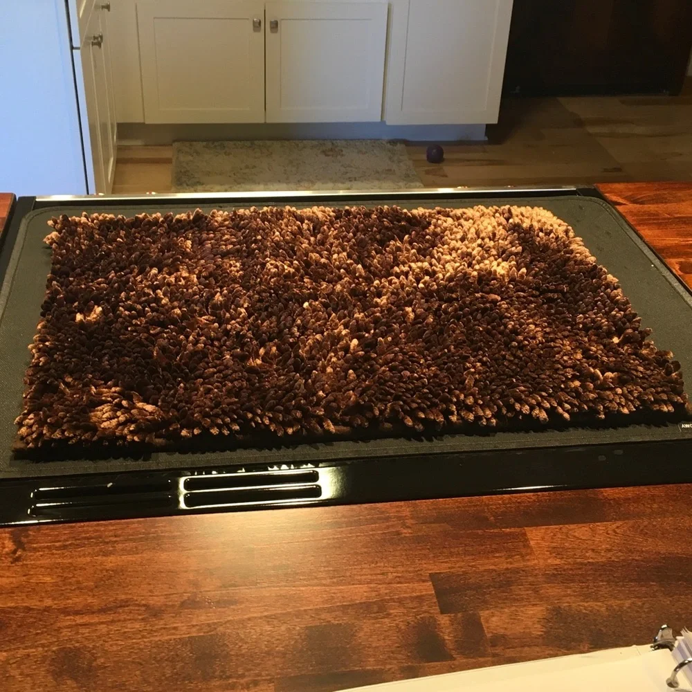 Cozy Brown and Tan Door Mat
